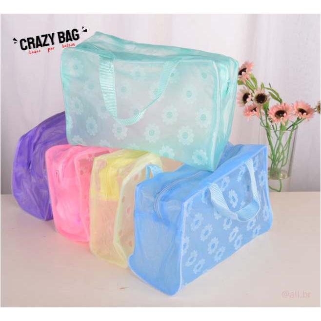 Crazy BagBolsa De Armazenamento De Maquiagem À Prova D 'Água Floral Criativo Para Casa / Viagem / Produtos De Banheiro