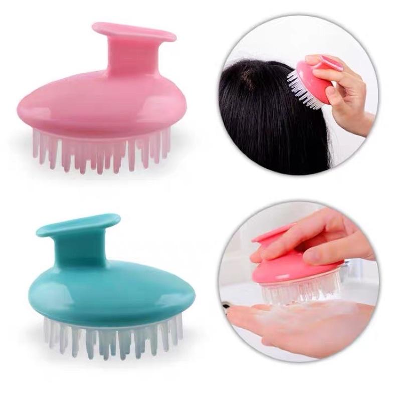 Pente De Silicone Massajadora Para Massagem De Couro Cabeludo Sanguínea/Escova Massageadora De Couro Cabeludo E Anti Que