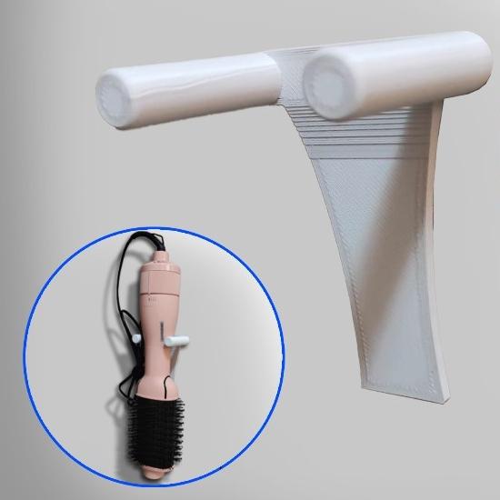 Suporte para Escova Secadora Universal Com Fita Adesiva
