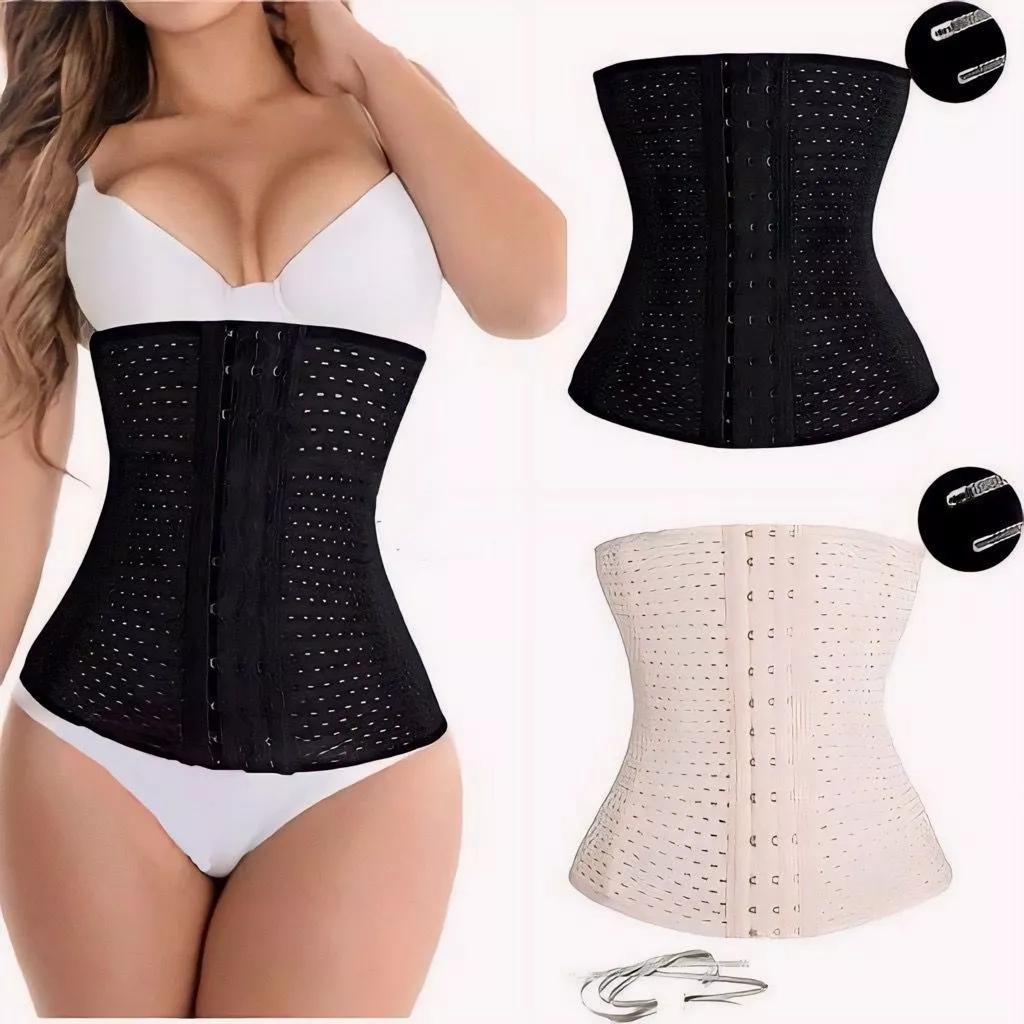 Cinta Elastique Feminina Modeladora Redutor Afina Cintura Mulher Fitness Abdominal Tecido Eleástico