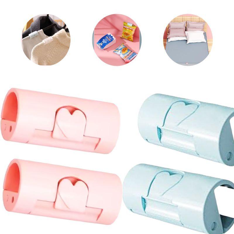 Kit 6-50 Fixador de Lençóis e Roupas, Vedador de Sacolas e Organizador de Cabos MEGA