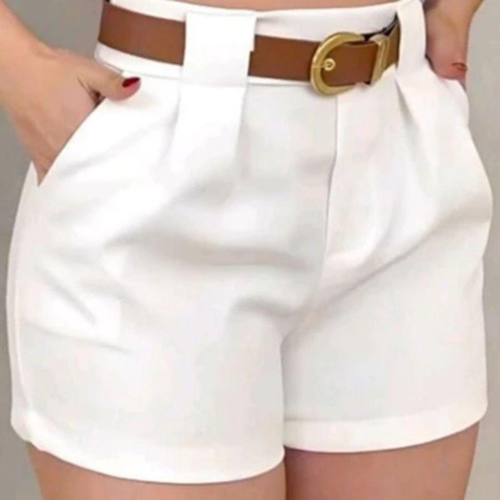 Short Alfaiataria Feminino Cintura Alta – do P Ao Gg Promoção