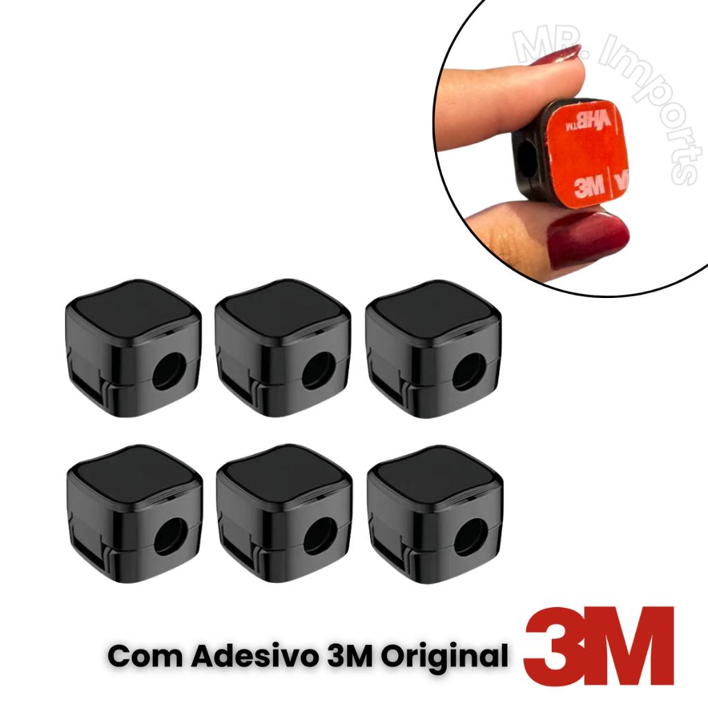 Clipe Magnético Organizador de Cabo Ajustável Sob Mesa De Gerenciamento Parede Suporte Adesivo 3M