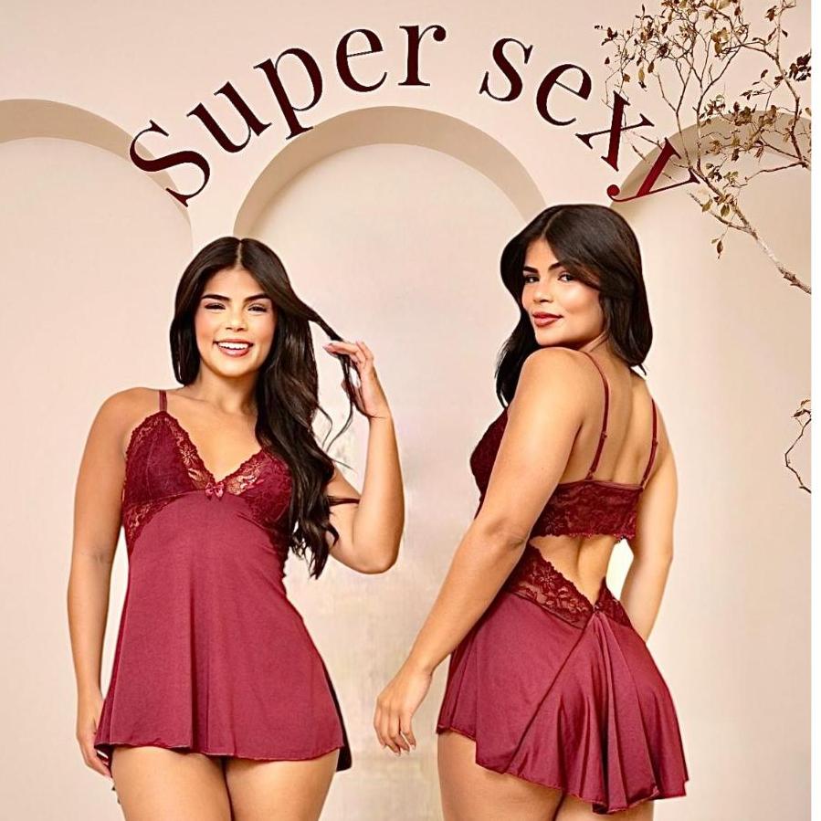 Camisola sem bojo sexy costas aberta alça com regulagem sensual pijama feminino