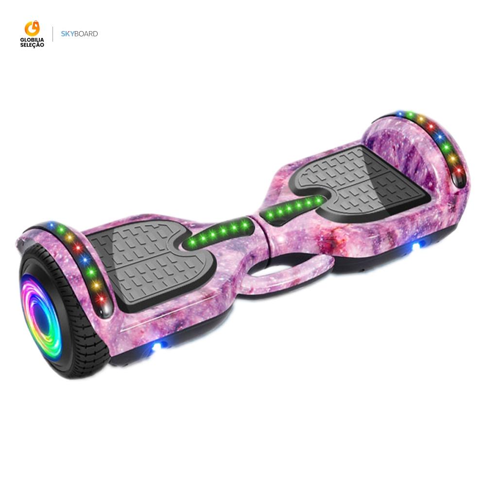 Hoverboard Overboard Infantil Skate Elétrico 6.5" Led Bluetooth Bateria De Grande Capacidade Motor Brushless HBD65S