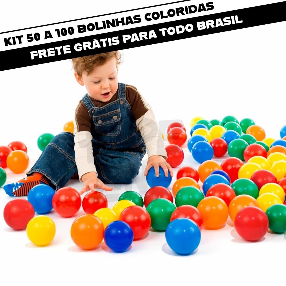 Kit Pacote Bolinhas Coloridas Infantil Para Piscina Alta Qualidade Premium BB Bolinhas Não Amassam