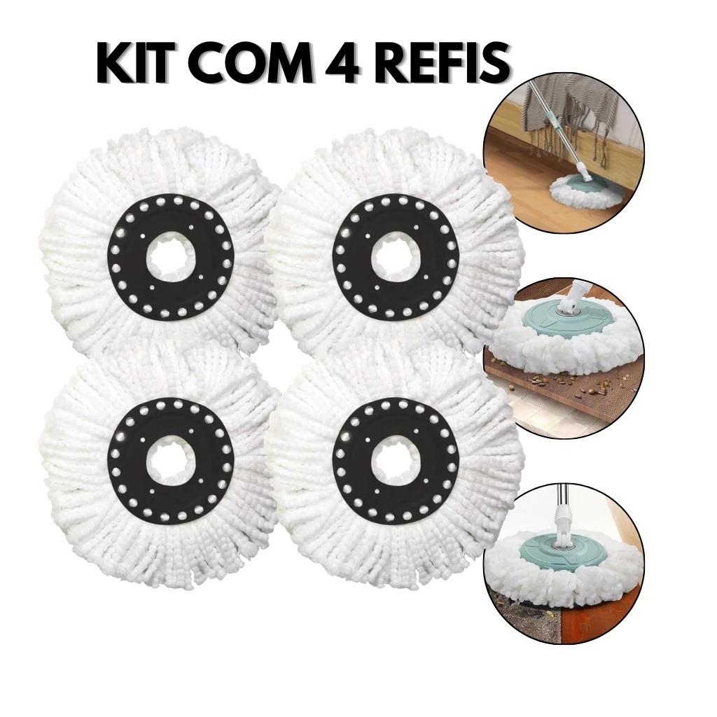 Refil para Mop Giratório 13L, 16CM Microfibra Reposição para Balde Centrífuga