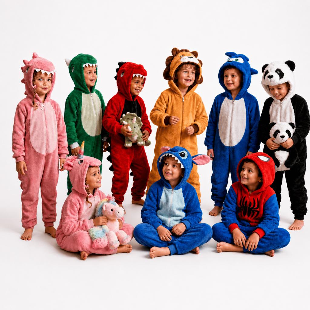 Pijama Kigurumi Infantil Personagens Fantasia