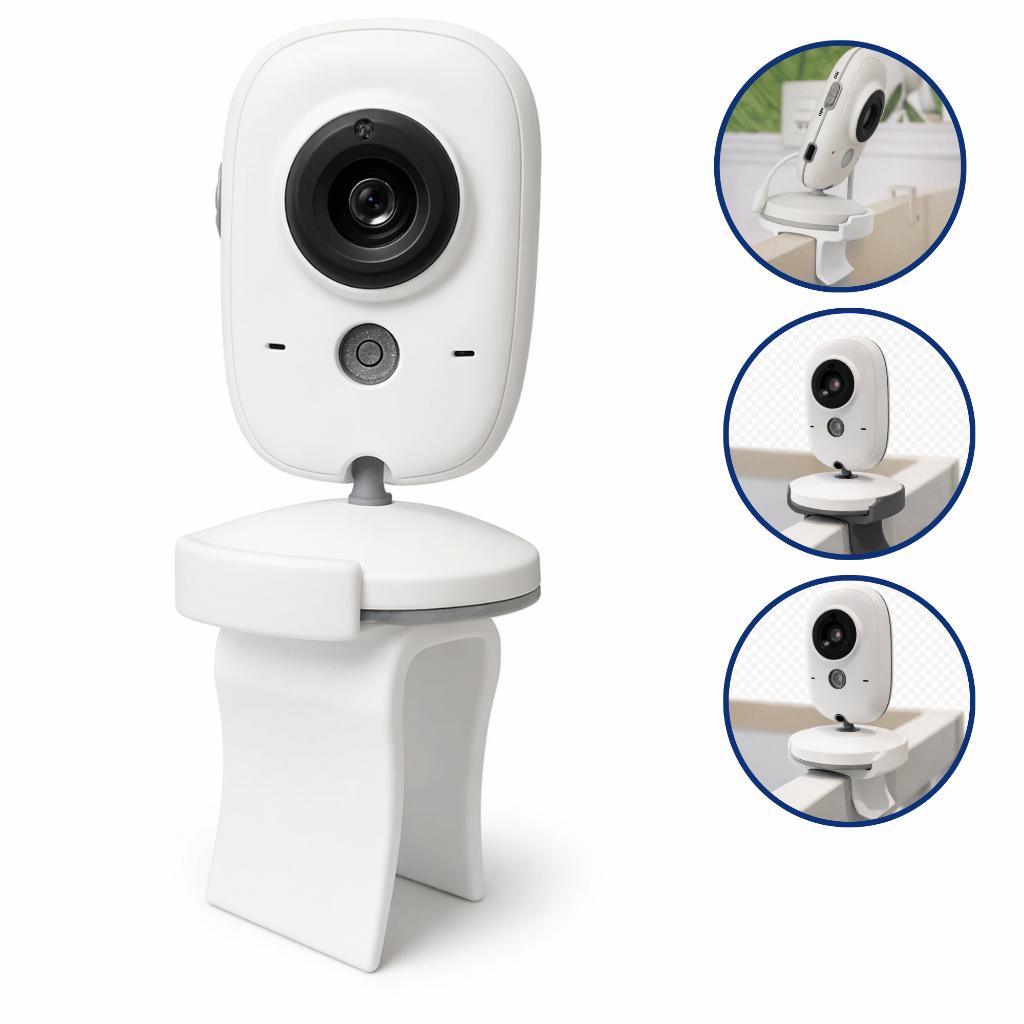 Suporte Babá Eletrônica Baby Monitor para Berço Ajustável Seguro Fácil Instalar