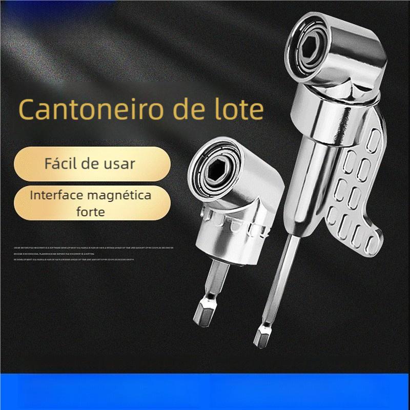 Adaptador Angular Curto ou Longo Para Parafusadeira e Furadeira