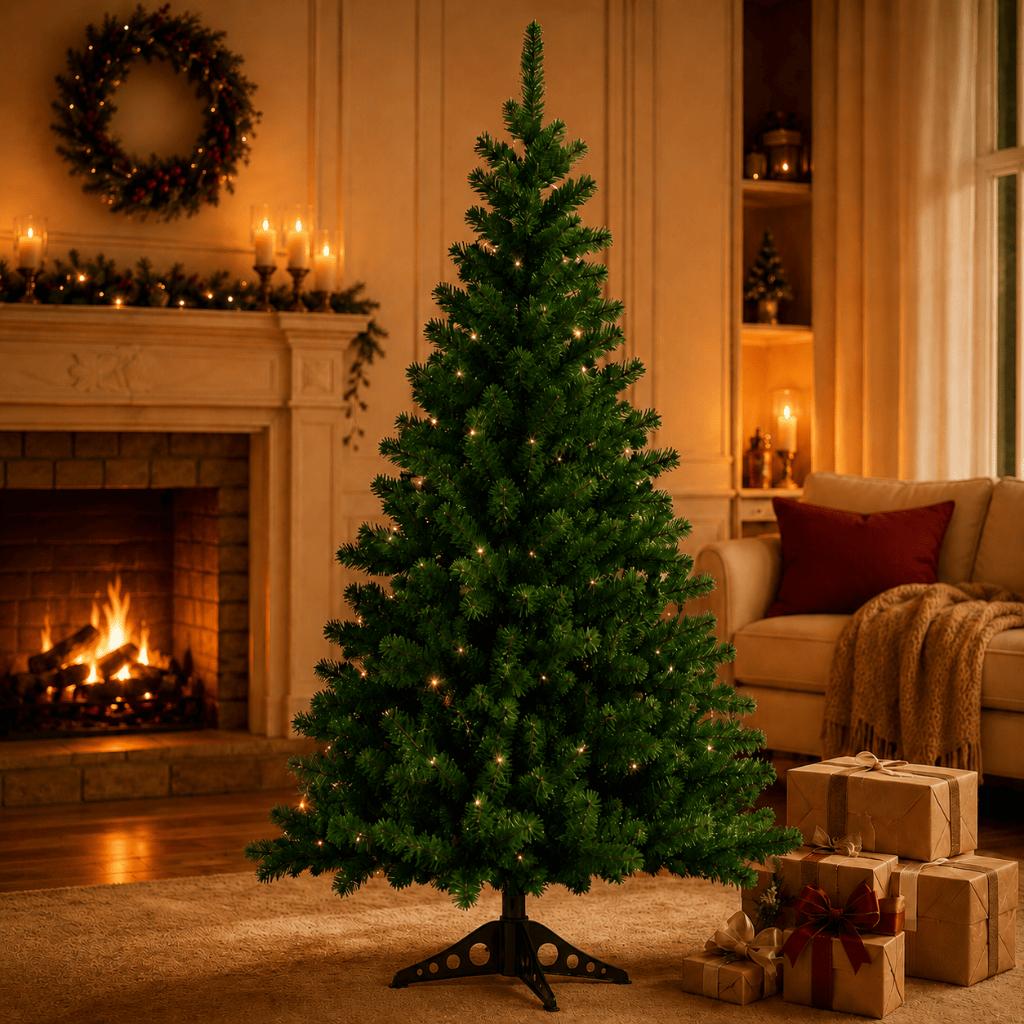 Árvore Natal Verde 150cm 220 Galhos Decoração Natalina Pinheiro Pinheirinho Premium