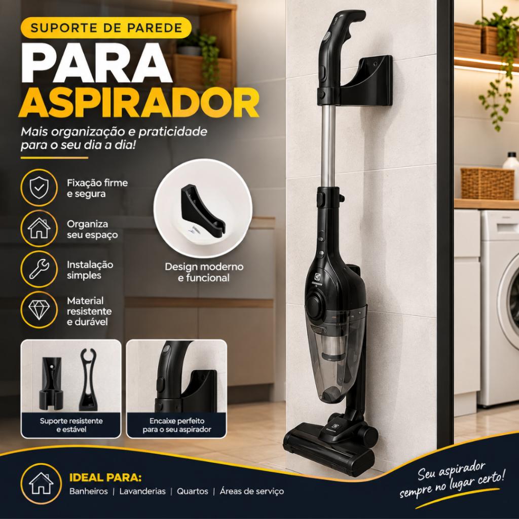 Suporte de parede universal para aspirador de pó | mop spray rodo | reforçado
