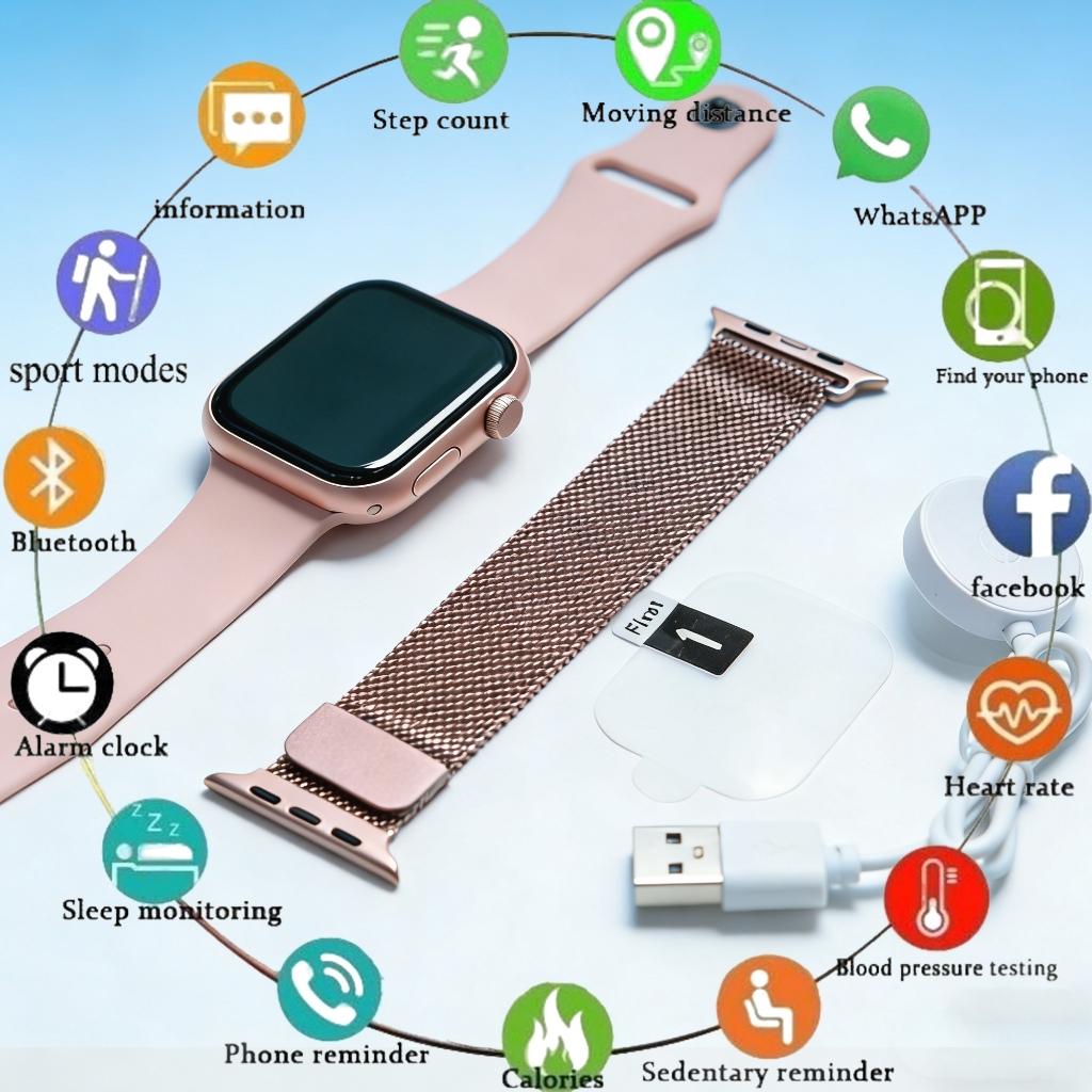 2026 Smartwatch S10 MINI 10Series 38MM/45MM-Relógio Esportivo Calculadora Resistente À Água 1PXL