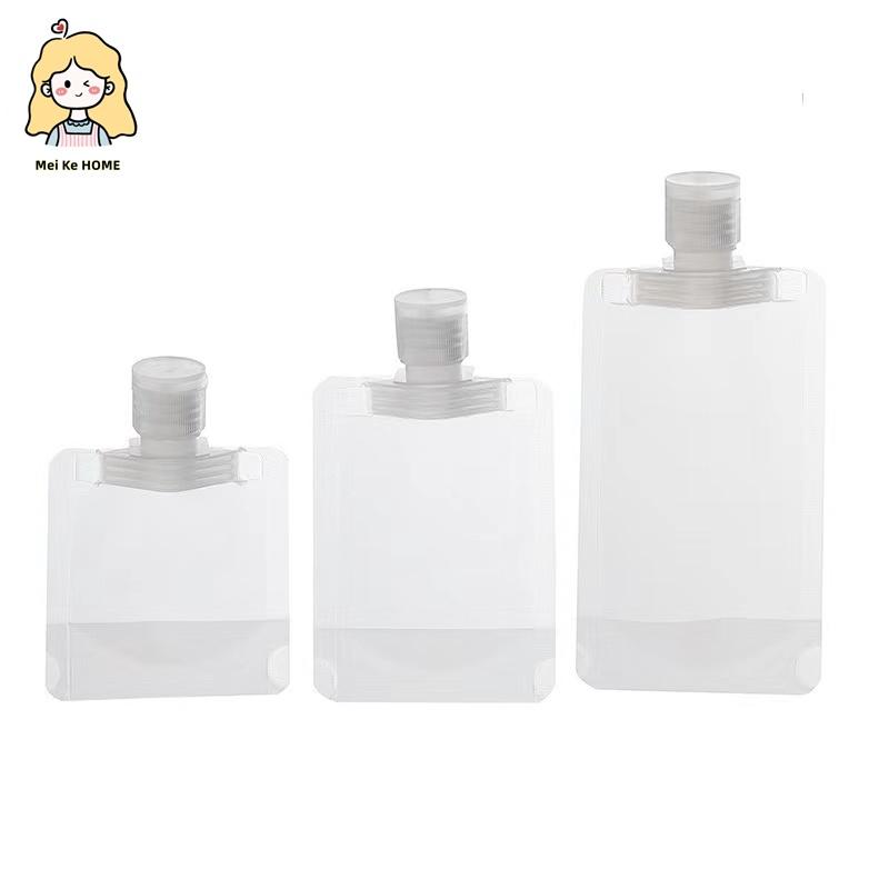 50ml/100ml Saco De Viagem Loção Cosmética Gel De Banho Shampoo Portátil organizadores sacola
