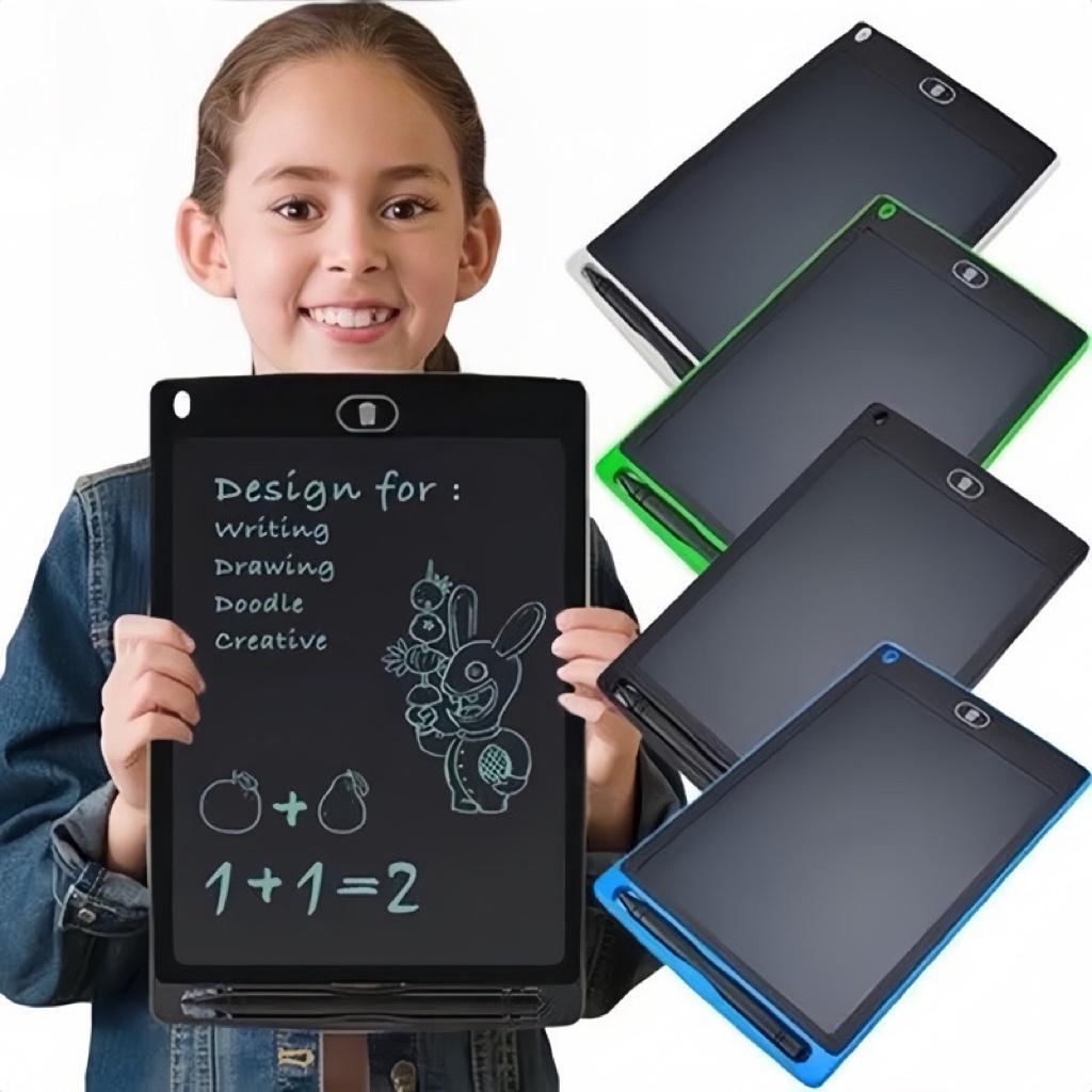 Lousa Mágica LCD Infantil Tablet 8.5/10/12'' para Escrever e Desenhar Brinquedo Menina/Menino