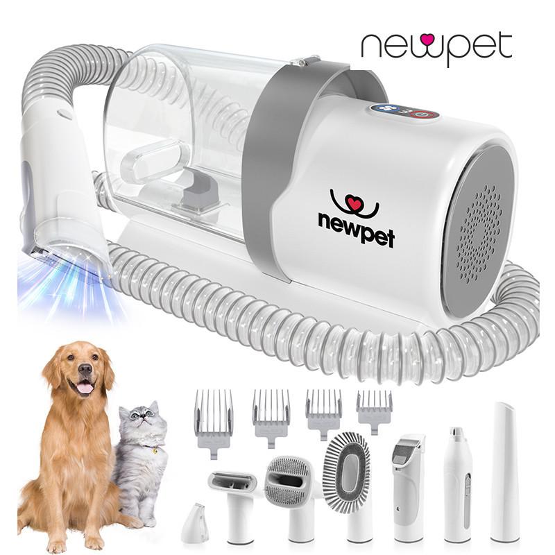 Kit de limpeza para cães 7 em 1 Aspirador de Pelos Pet Animais de estimação com 4 pentes de cabelo aspirador