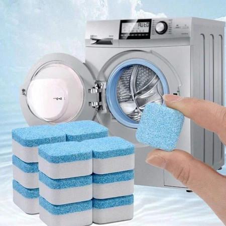 Kit Limpador Pastilha de máquina de lavar roupa, comprimido efervescente sólido para remover manchas