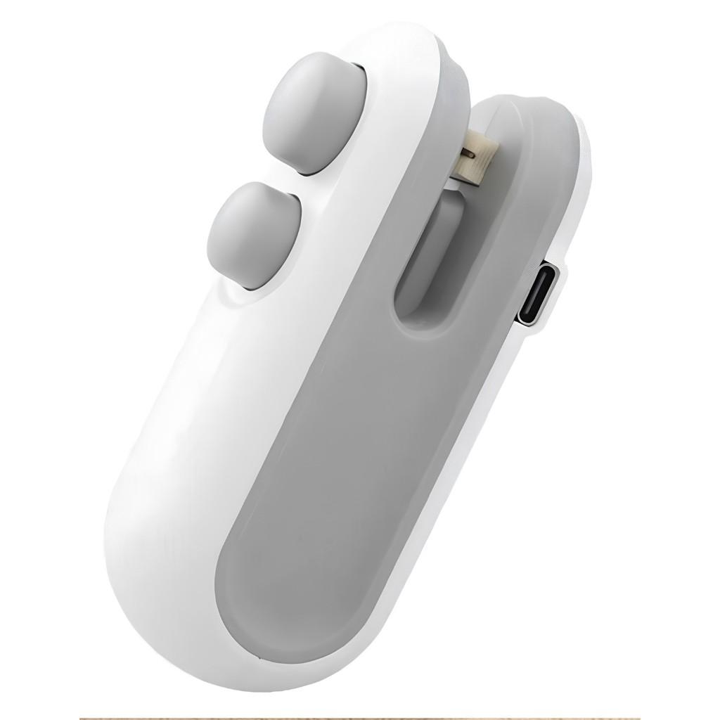 1/2 Mini Máquina Seladora De Plástico Portátil 2 em 1 Para Selagem De Embalagens