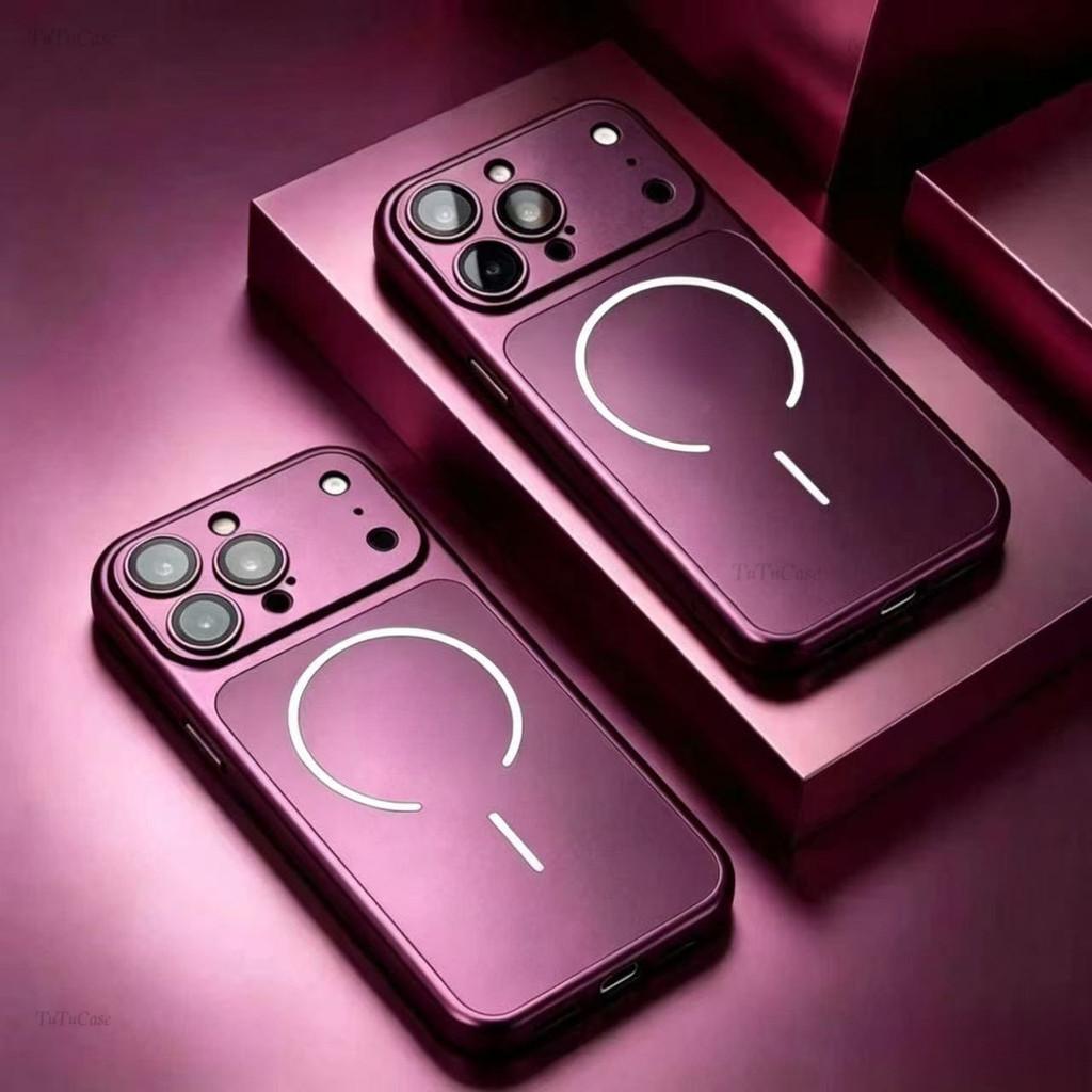 Nova capa de telefone de vidro fosco iPhone 18 17 16 15 14 13 12 11 Pro Max resistente a choques resistente a arranhões