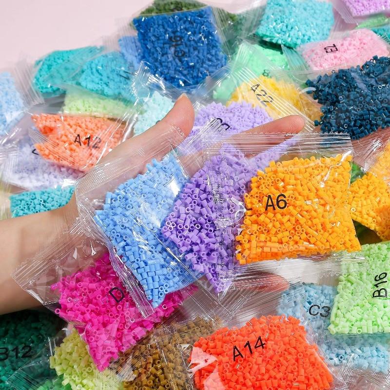 1000 Peças/Pacote 2.6mm Perler Fusível Contas Hama Para DIY Artesanato Presente Decoração Casa Quebra-Cabeça