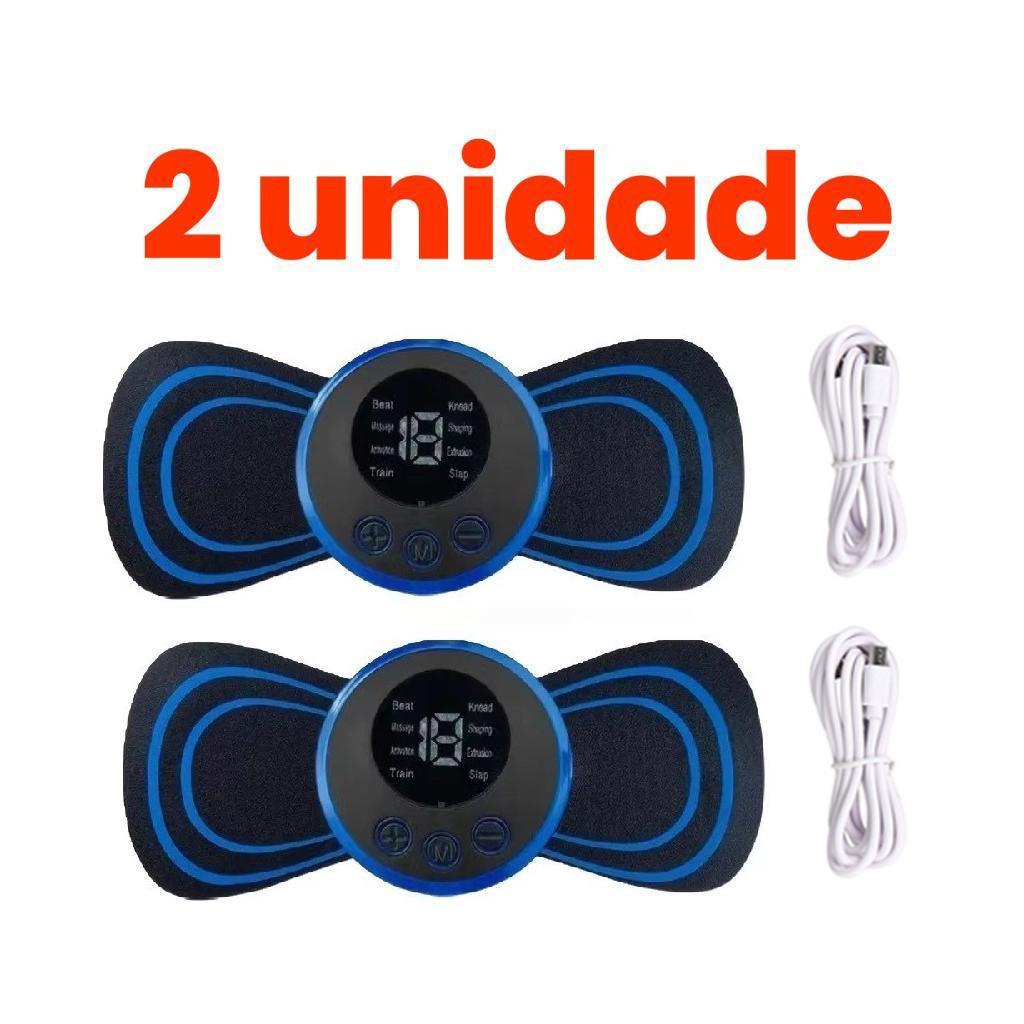 Kit Mini Massageador Elétrico Portátil Adesivo Mais Massagem Corpo Ombro E massageador de pé