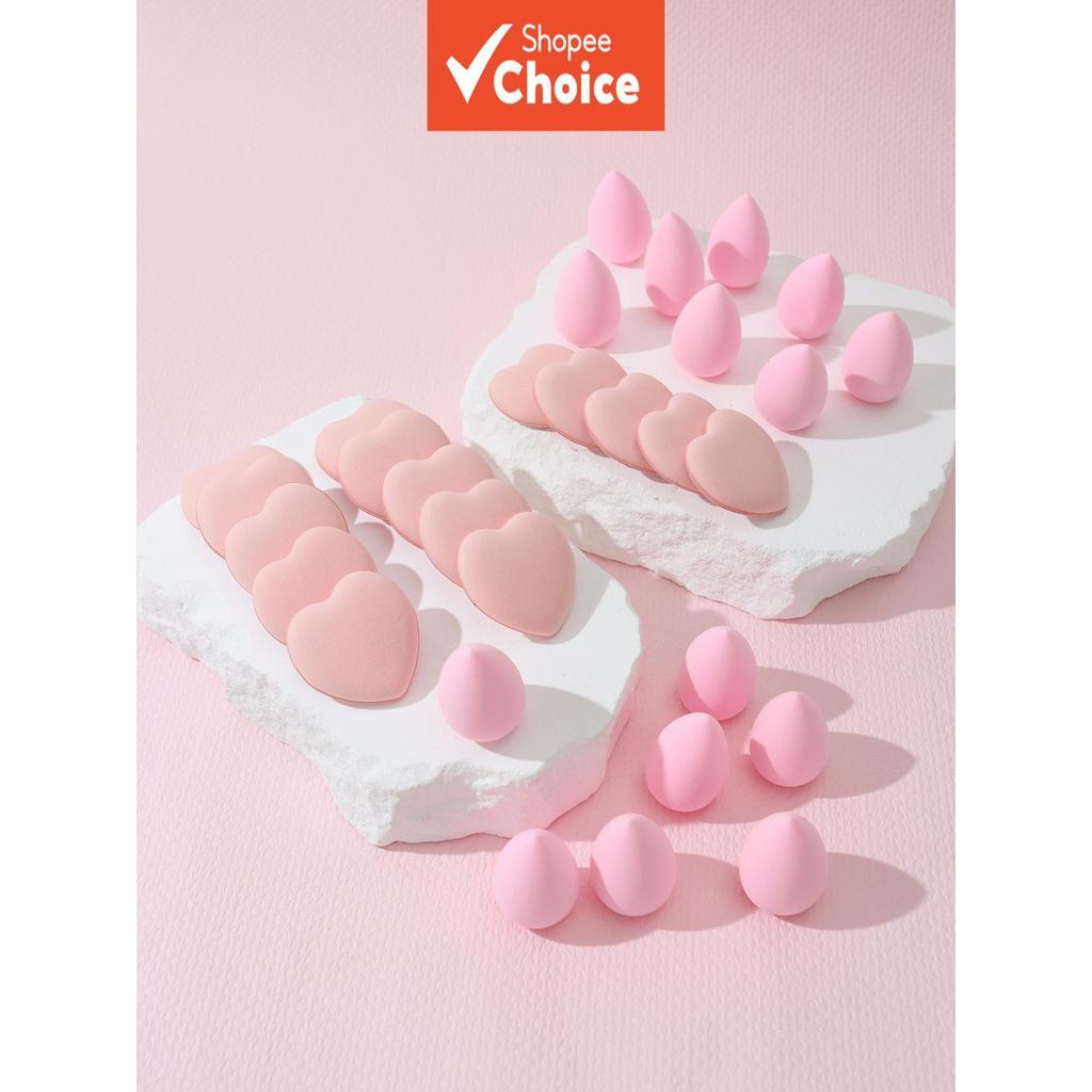 Mini Puffs De Dedo Ultramacios 30 Peças , Corretivo Preciso Sob O Nariz Dos Olhos , Armazenamento Portátil Multicolorido