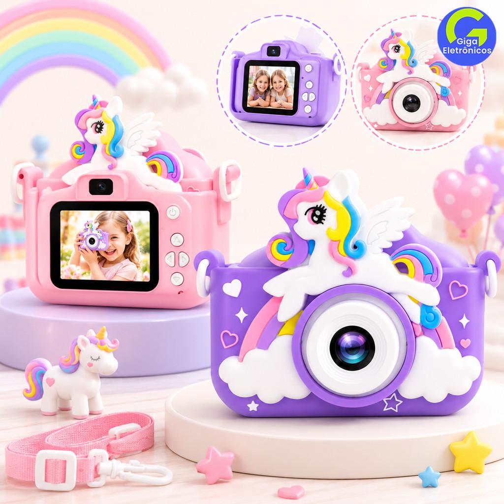 Câmera Digital Infantil, Filmadora Infantil, Tira Fotos e Grava Vídeos, Tira Foto de Verdade