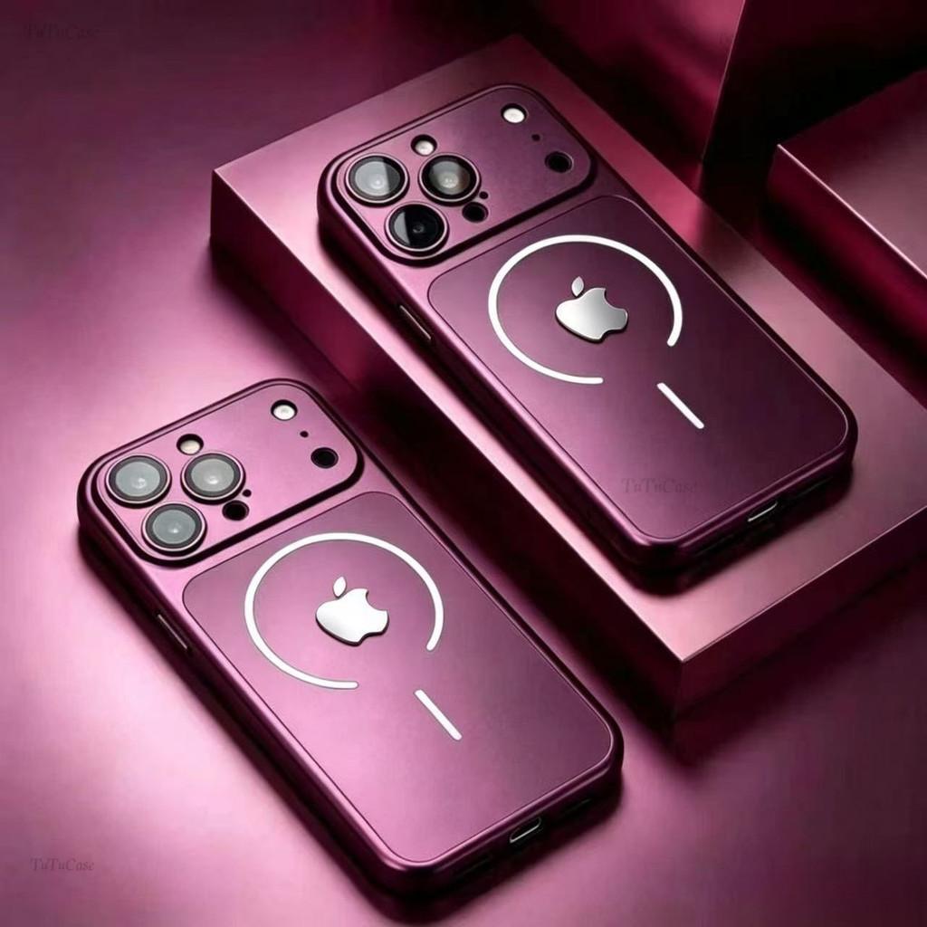 Nova capa de telefone de vidro fosco iPhone 18 17 16 15 14 13 12 11 Pro Max resistente a choques resistente a arranhões