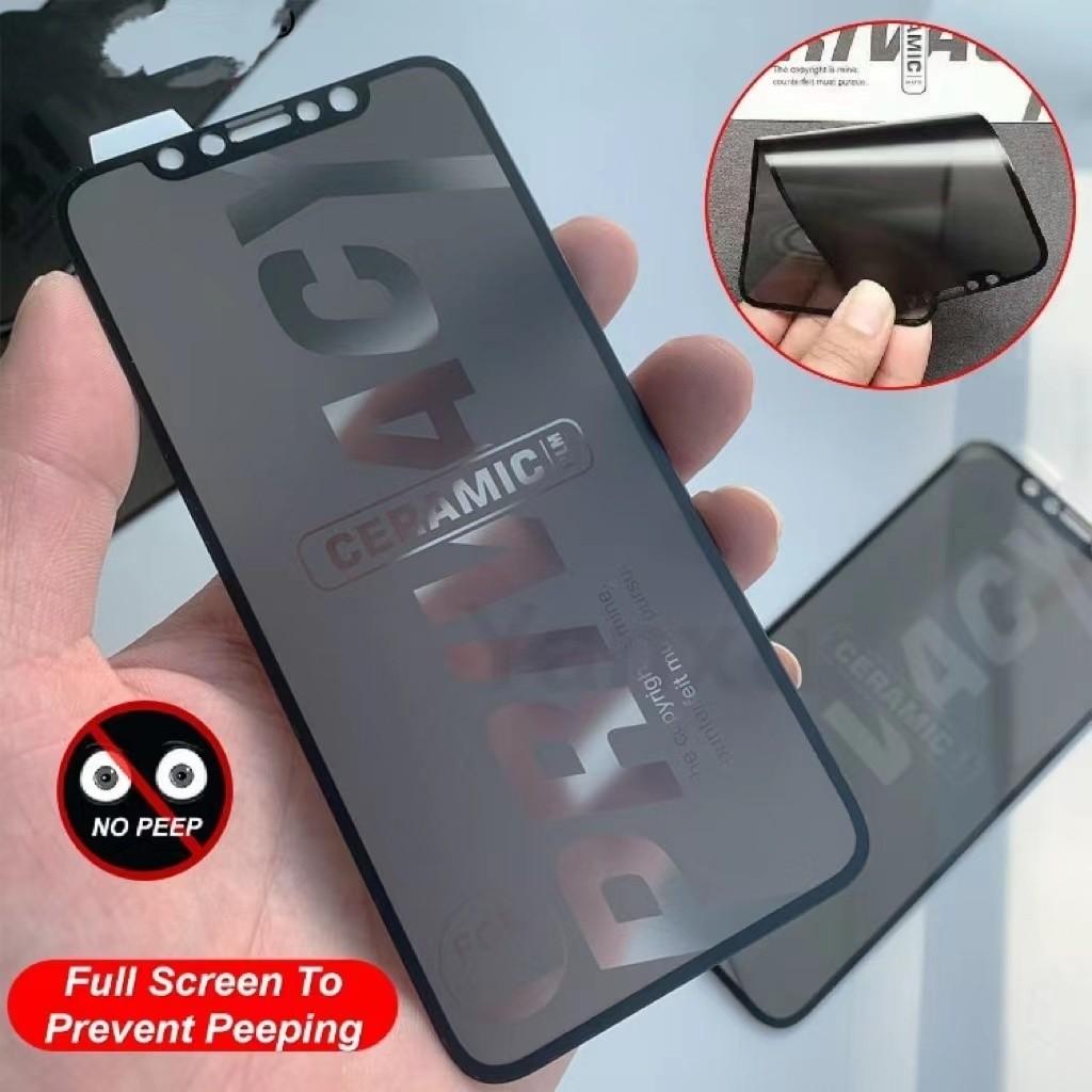 Película Cerâmica Fosca Privacidade Proteção Tela Compatível iPhone X XS 11 12 13 14 15 Premium candy