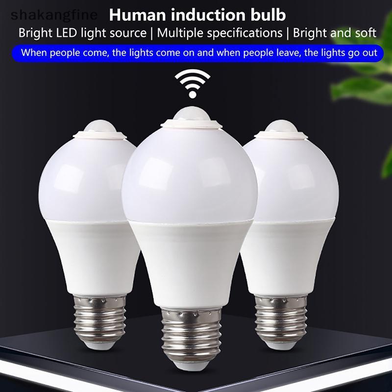 SHBR E27 PIR Sensor De Movimento Lâmpada LED Com Detector Luz Noturna Martijn