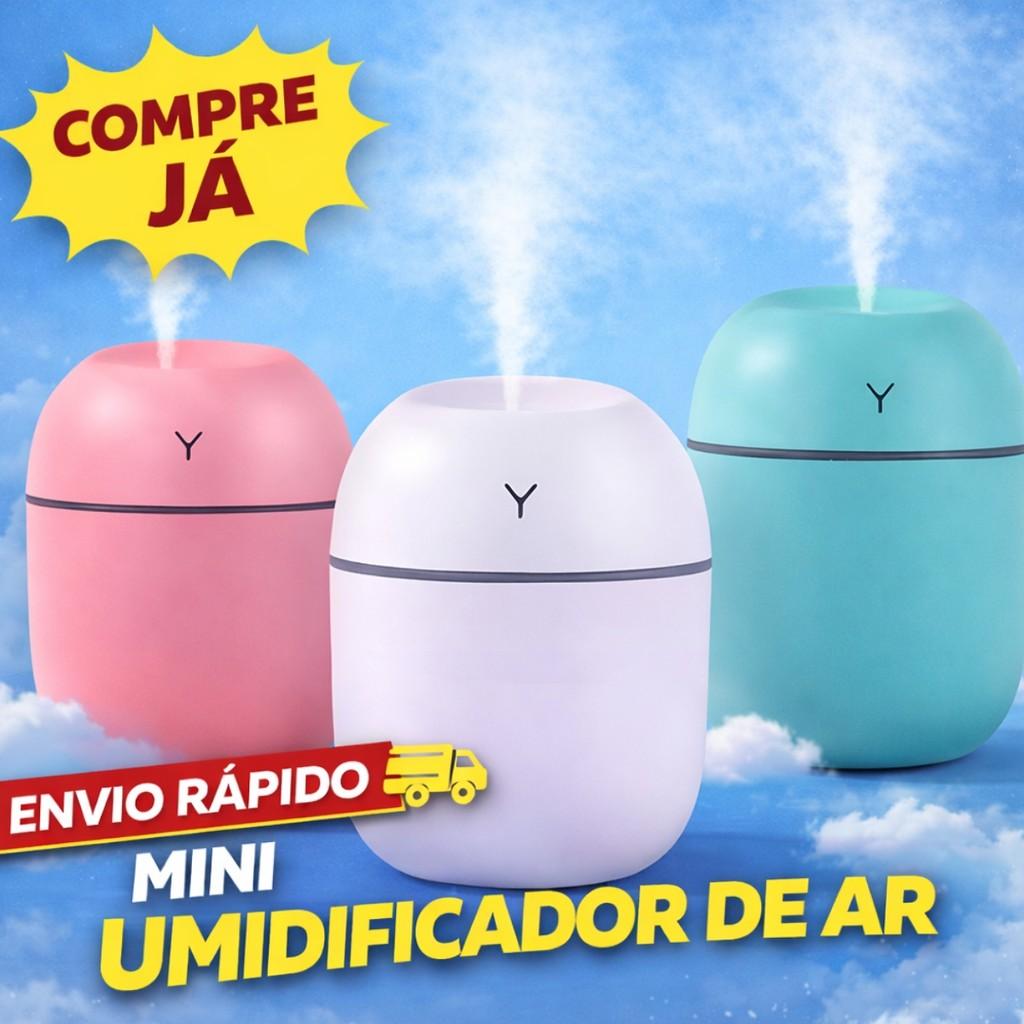 1/2 Umidificador de Ar LED Colorido Aromaterapia USB Mini Silencioso Aromatizador Casa 220ml