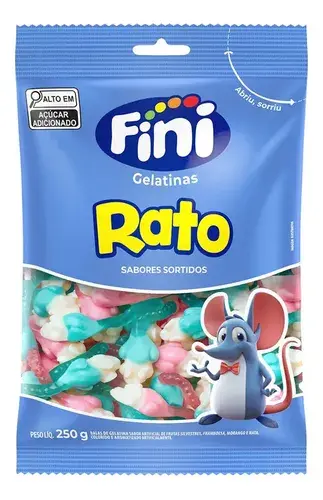 Bala Fini Rato 250g