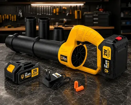Soprador De Folhas Turbo Profissional Bateria 21v 4000mah Amarelo 127/220v