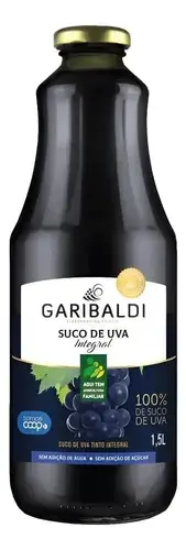 Suco De Uva Tinto Integral Garibaldi 1.5 Litro
