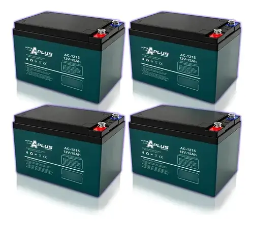 Kit 4 Bateria Bike Elétrica 12v 15ah 48v Ciclo Profundo
