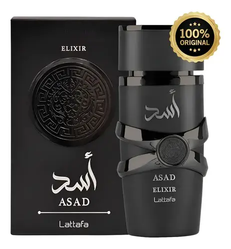 Perfume Asad Elixir Lattafa Árabe Original Nota Fiscal