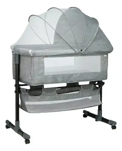 Berço Portátil Bebê Acoplado Co-Bed Connect Maxi Baby - CINZA