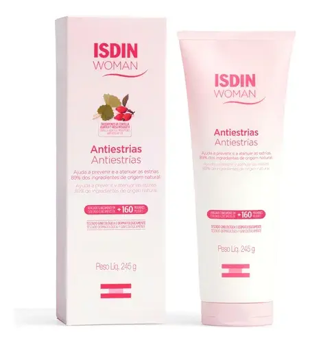 ISDIN Creme Corporal Woman Antiestrias Apto para Grávidas - 245g