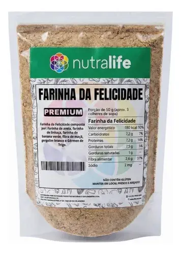 Farinha Da Felicidade Mix 6 Superalimentos Naturais 1kg