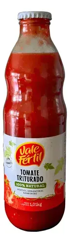 Tomate Triturado Puro Passata Natural Vale Fértil 1kg