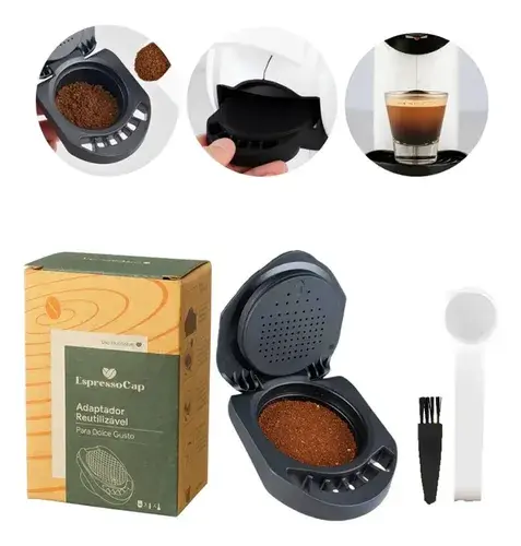 Adaptador Cápsula Café Moído Compatível Máquina Dolce Gusto