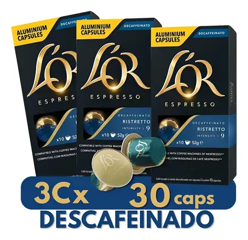Cápsula Nespresso Café Espresso Lor Ristretto Kit 30un