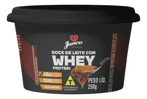 Doce De Leite Com Whey Protein Sem Açucar Junco - Pré Treino, Suplemento, Academia