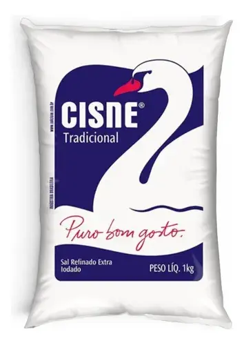 Sal Refinado Marinho Cisne Pacote 1kg O Melhor