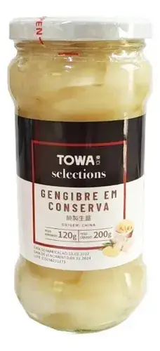 Gengibre Em Conserva Agridoce Gari Vidro 200g - TOWA selections