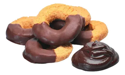 Biscoitos Finos De Nata Com Chocolate Belga Petit Four 120g