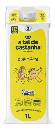 Bebida Vegetal A Tal da Castanha Caju e Para 1l