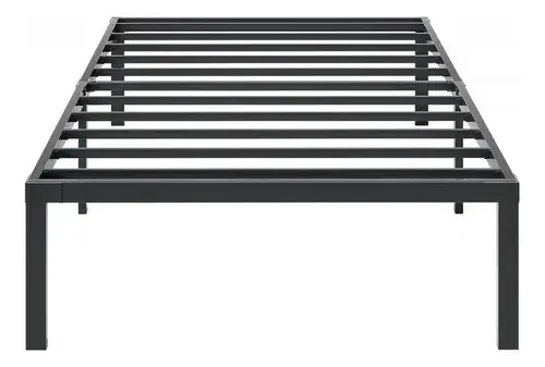 Estrutura De Cama De Metal, Solteiro, Com Espaço De Armazena Cor Preto Hot Wheels
