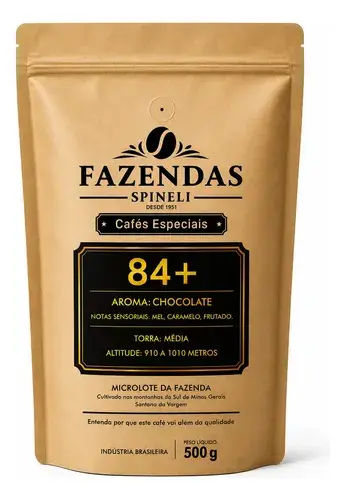 Café Especial Em Grãos Arábica 500g Spineli Torra Média