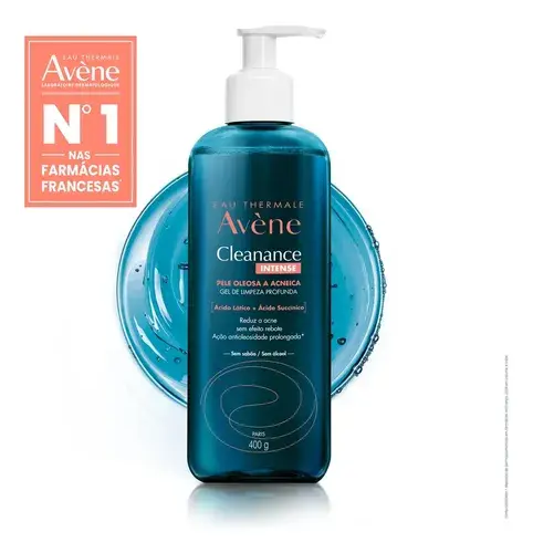 Gel de Limpeza Facial Avène Cleanance Intense Pele Oleosa 400g